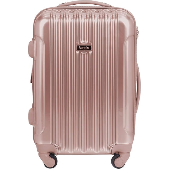 Maleta Kensie 20 Spinner Rose Gold Candado TSA Carry On