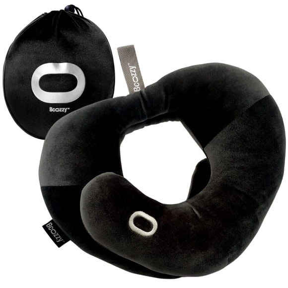 Almohada Ortopédica Patentada Por Para Aliviar El Dolor De Cuello Color Negro