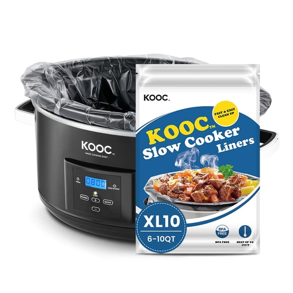 Forros para Olla de Cocción Lenta KOOC 10 unidades 36 x 56 cm 6‑10 qt