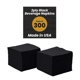 thumbnail image 1 of Servilletas para bebidas Perfectware, 2 capas, negras, 10 x 10 cm, paquete de 300, 1 of 5