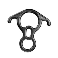 Ioensy - Descensor Portátil De 8 Figuras De 50 Kn Para Expansión De Picos De Espeleología, Color Negro