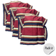 thumbnail image 1 of Pack 12 Manta Poncho De Huaso Cueca Adulto Traje Tipico Chile 120x80cm, 1 of 4