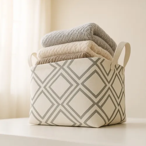 Genérico - Canasto Ropa Organizador Plegable 30X24