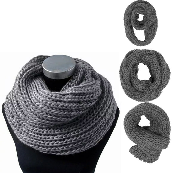 Bufanda Estilo Punto Ingles Elegante Unisex Otoño Invierno