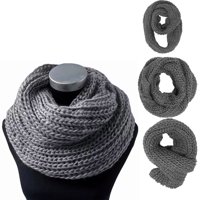 Ekolmac - Bufanda Estilo Punto Ingles Elegante Unisex Otoño Invierno