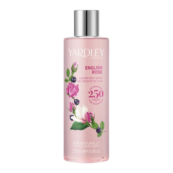 Gel de baño Yardley of London English Rose, 250 ml, de lujo