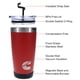 thumbnail image 2 of Taza de café reutilizable de viaje Tumbler Cummins, 600 ml, acero inoxidable, 2 of 6