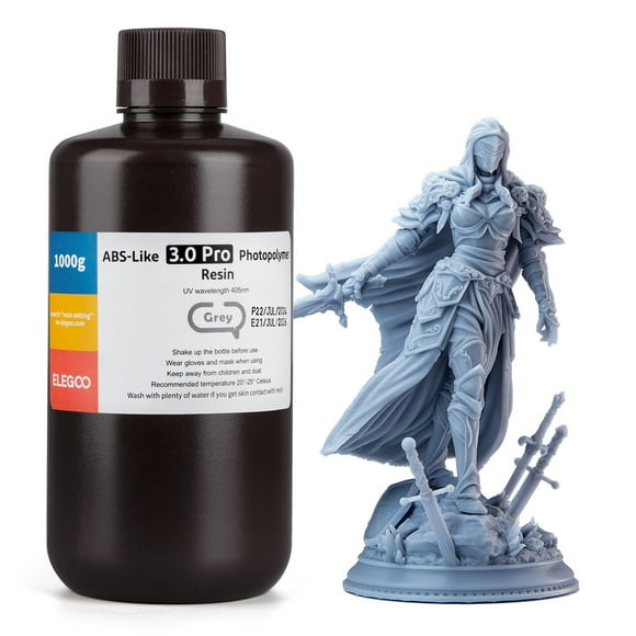 Impresora 3D de resina ELEGOO ABS-Like 3.0 Pro 1000g gris