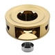 thumbnail image 2 of Calentador de Té con Portavelas Base Calefactora Dorado, 2 of 3