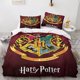 thumbnail image 2 of Harry Potter-Bedding Set Pieces-Duvet Cover with Magic School Theme Crest in Print D-Comfortable and Soft,Double（xcm, 2 of 3