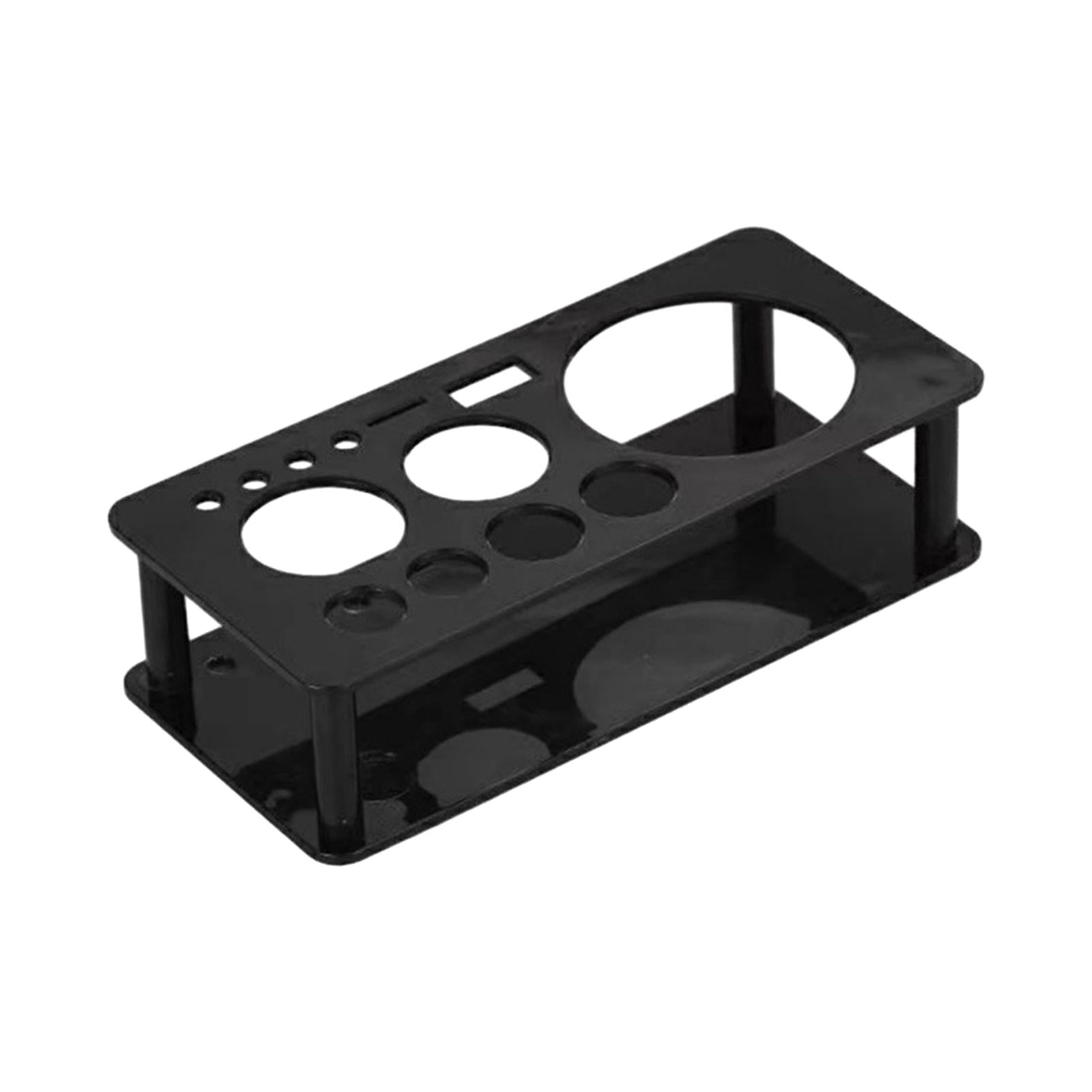 Magideal - Soporte Para Coctelería Estación De Barman Con Estante De Almacenamiento Y Base Portaherramientas Organizador De Madera Para Cocina Adecuado Para Fie Negro