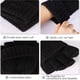 thumbnail image 3 of Guantes de lana con aislamiento térmico sin dedos para mensajes de texto para mujeres y hombres, mitones convertibles de punto cálidos de invierno con solapa, 3 of 6
