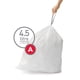 thumbnail image 2 of Bolsas de basura Simplehuman Code A, 4,5 l/1,2 galones, 150 unidades, 2 of 4