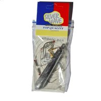 Silver Wave - Armada Mar Fondo 80 Gr 2 Rotores 2 Anzuelos Plomo Nylon 0,50