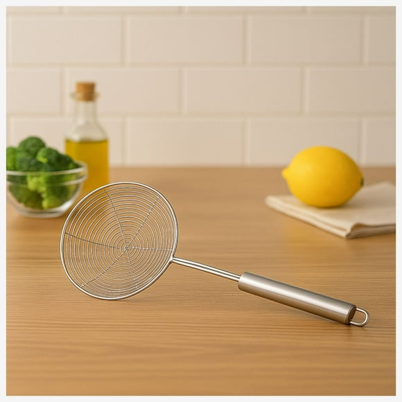 Colador Espumadera Wens Para Freír 14cm Acero Inoxidable