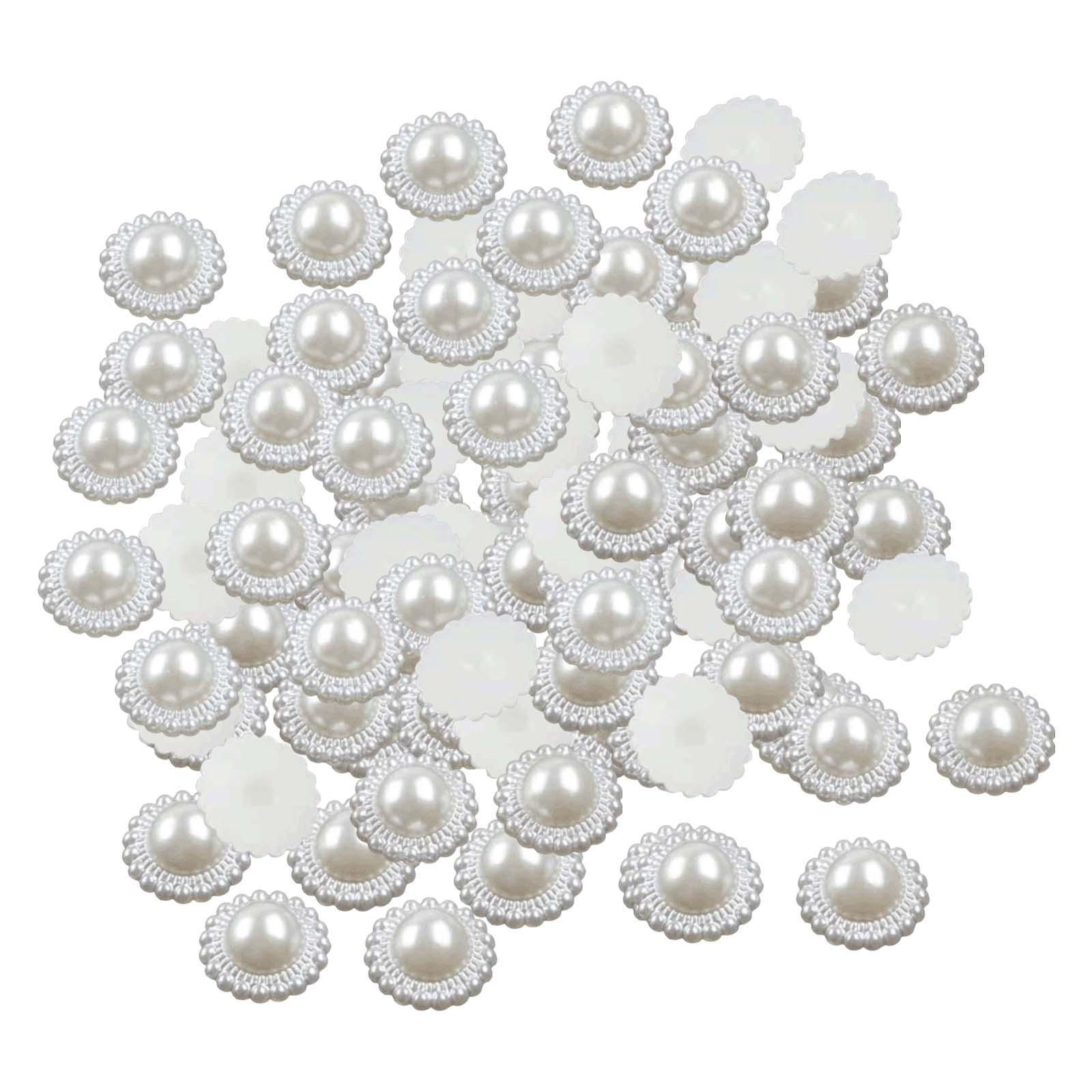 Magideal - Botones De De Imitación De De Imitación, Adornos Para Manualidades Diy, , Ramo , Decoración De Flores , 12Mm 12 Mm