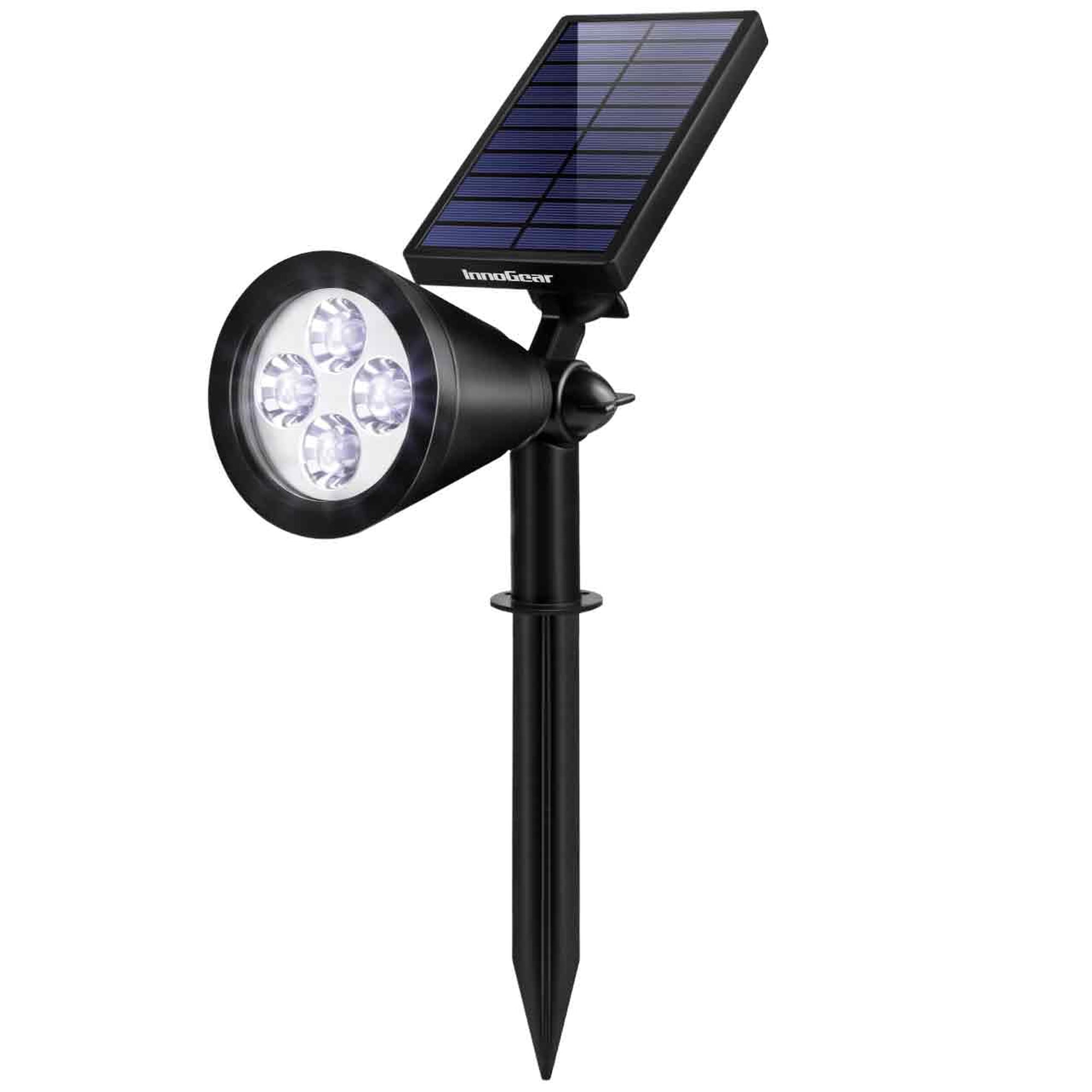 Innogear - Luz De Foco Solar Impermeable Para Mástil Luz Blanca Fría