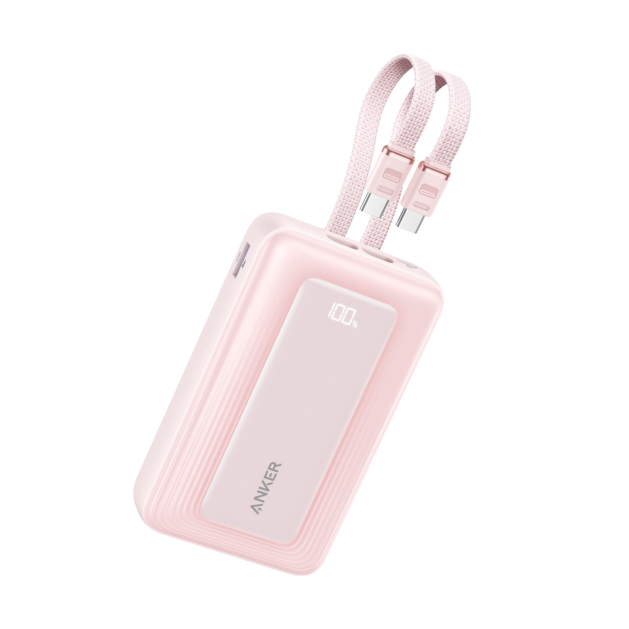 Power Bank Anker Zolo de 20000 mAh y 45 W con dos cables USB-C | Lider