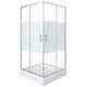 thumbnail image 3 of Shower Door Recto Style Blanco 80x80x198 Cm (incluye Receptáculo), 3 of 7