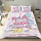 thumbnail image 1 of Sanrio Conjunto de sábanas temático, trío de piezas, cómodo y amigable con la piel, diseño único, regalo de decoración para el hogar para familiares, amigos y fans,173cm *218cm, 1 of 6