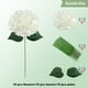 thumbnail image 2 of 10 piezas de hortensias artificiales, ramo de boda de hortensias falsas de seda, flores decorativas, 2 of 5