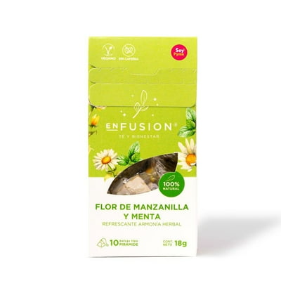Infusión Manzanilla Y Menta Caja 20 G Enfusion