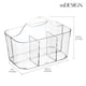thumbnail image 3 of Carrito de ducha mDesign Lumiere Collection de plástico transparente, 3 of 4