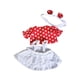 thumbnail image 4 of Ropa Para Mu?ecas De 20 Cm, Regalo Para Ni?as Y Ni?os, Elegante Y Desmontable, Bonito Atuendo Para Mu?ecas, Falda De Punta Ondulada Roja, 4 of 5