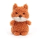 thumbnail image 5 of Peluche Jellycat Little Fox de 18 cm, juguete de peluche Woodland, 5 of 5