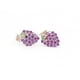 thumbnail image 1 of Pendientes Amatista Natural Racimo De Uvas Plata 925, 1 of 3
