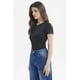 thumbnail image 2 of Polera Mujer Ajustado Negro - lV, 2 of 4