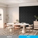 thumbnail image 3 of Panel decorativo de pared Art3d con textura diamante, PVC negro, 33 piezas, 32 pies², 3 of 9