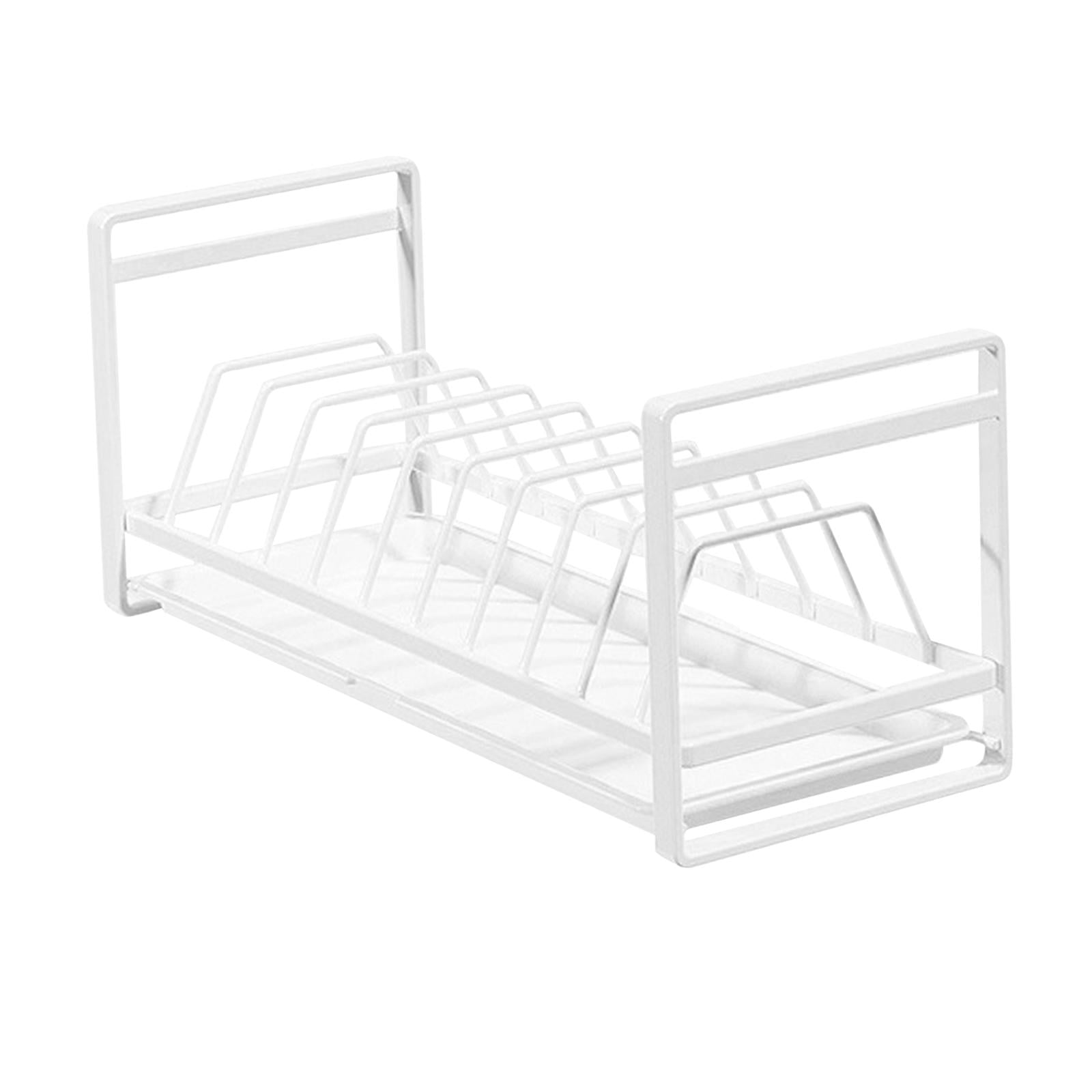 Bothyi - Estantes De Almacenamiento Del Gabinete De Cocina Del Soporte Del Organizador Del Plato Del Acero De Carbono Para El Hogar