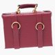 thumbnail image 1 of 1/12 Casa De Mu?ecas Bolsa De Cuero Para Ni?os Juguetes De Simulación Adornos Bolsa Accesorios Rojo, 1 of 5
