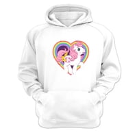 Genérico - Polerón Canguro Mi Pequeño Pony Blanco Talla S Unisex