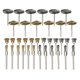 thumbnail image 5 of 36PC Mini Brush Set 3mm 1/8 "Vástago Cepillo De Alambre Taladro De Rueda De Copa De Latón NUEVO, 5 of 5