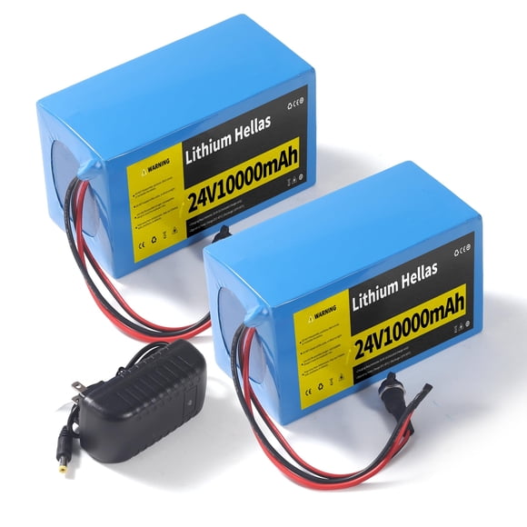 Batería de litio Hellas 24 V 10 Ah con cargador de 29,4 V 1 A