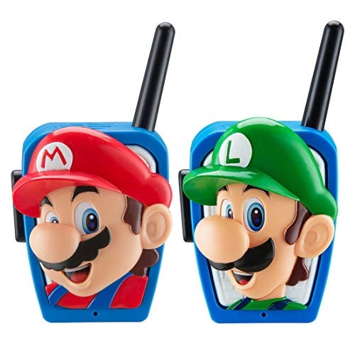 Walkie Talkies Super Mario Bros eKids Juguetes para Niños Radios de Mano
