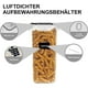 thumbnail image 2 of Juego de contenedores de almacenamiento, contenedores para cereales a granel y contenedores para almacenar alimentos, contenedores de almacenamiento de plástico herméticos, juego de 7, 2 of 6