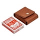 thumbnail image 5 of Funda de cartas Creative Gifts de piel sintética color caramelo, 5 of 5