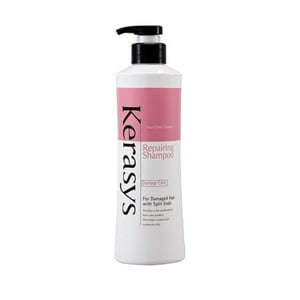 Kerasys - Shampoo Coreano Para Cabellos Dañados Y Con Puntas Abiertas, Repairing Shampoo 600Ml -