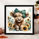 thumbnail image 5 of Kit de pintura Diamond Art BYGFHLYW con forma de vaca para adultos, 30 x 30 cm, 5 of 8
