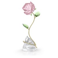 Figura Swarovski Florere Rose Con Cristales Multicolores