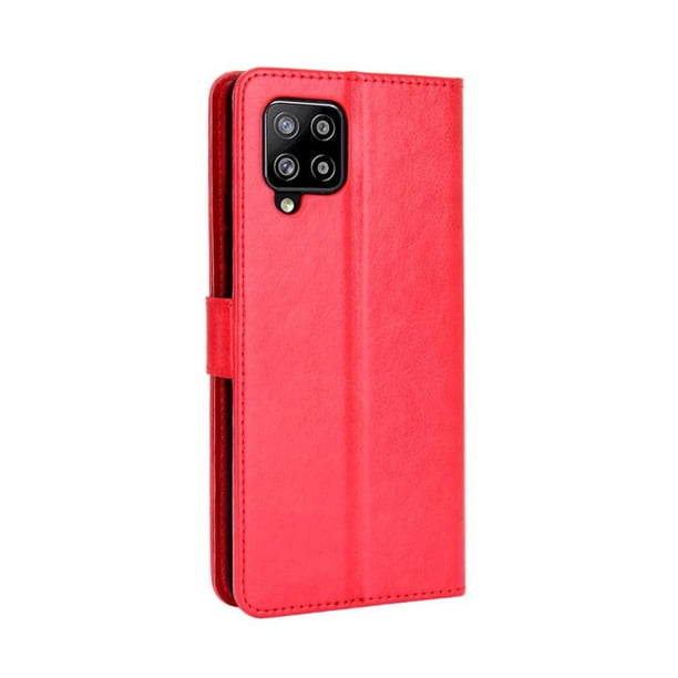 Funda tipo libro para Samsung Galaxy A42 5G, cartera todo‑en‑uno, funda multifuncional con tarjetero y correa de muñeca desmontable