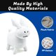 thumbnail image 3 of Peluche Coleccionable Adenzai Conejo Blanco Gubby, 3 of 9