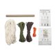 thumbnail image 5 of Macrame Cactus Colgante De Pared Algodón Cuerda Tapiz Hecho A Mano DIY Craft Chic Art, 5 of 5