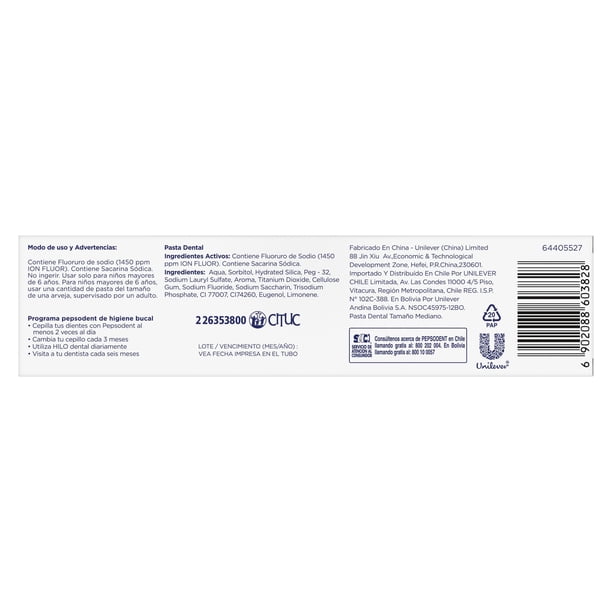 Pasta Dental Pepsodent Triple+ 3un, 90 g | Lider