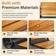 thumbnail image 4 of Asiento de Ducha Plegable de Teca Koretech de Acero Inoxidable para Seguridad en el Baño, 4 of 6