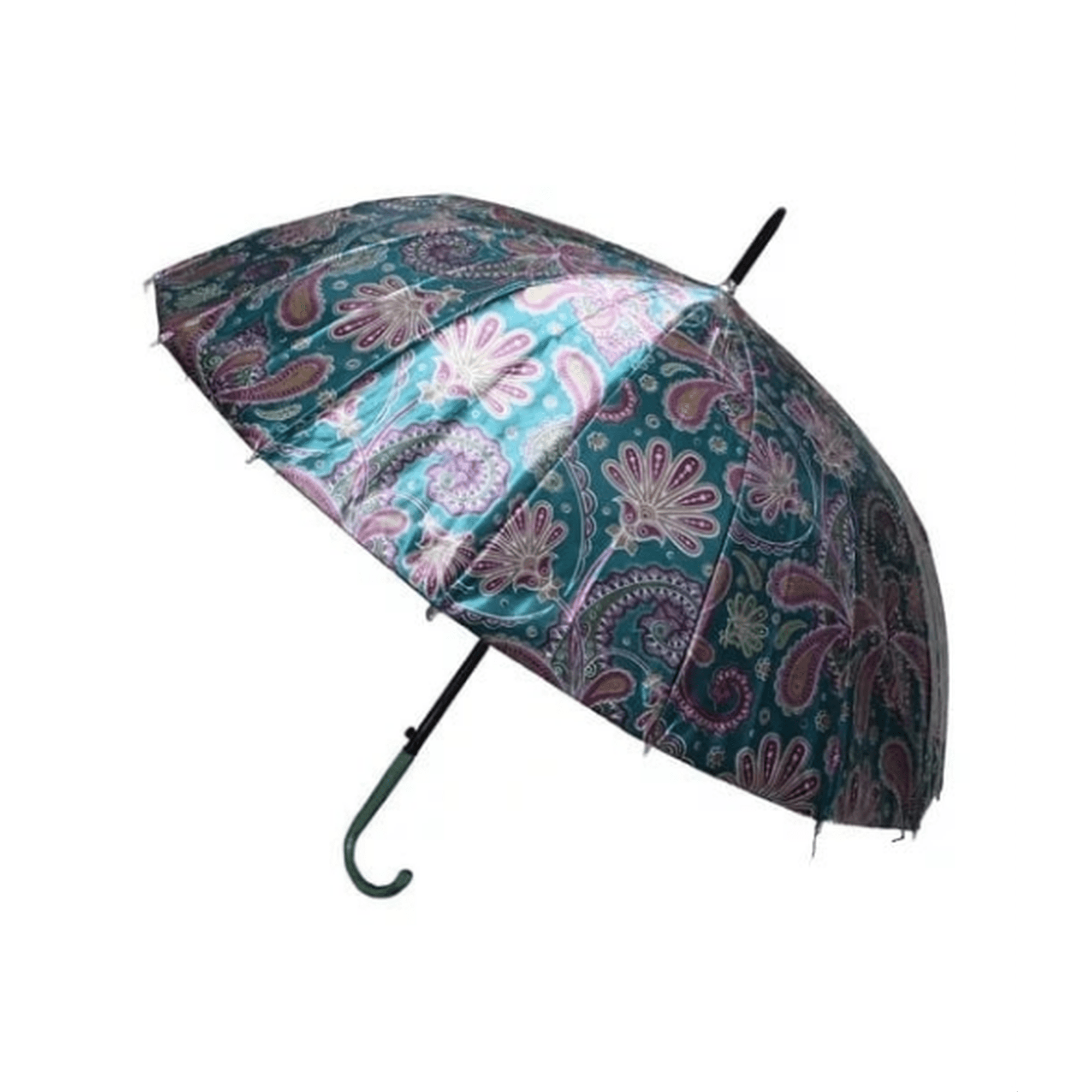 Genérico - Paraguas Plegable 16 Varillas 79cm Automático Multicolor