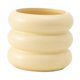 thumbnail image 4 of Soporte Para Brochas De Maquillaje Decoraciones Maceta Centros De Mesa Florero De Cerámica Beige 11x12cm, 4 of 5